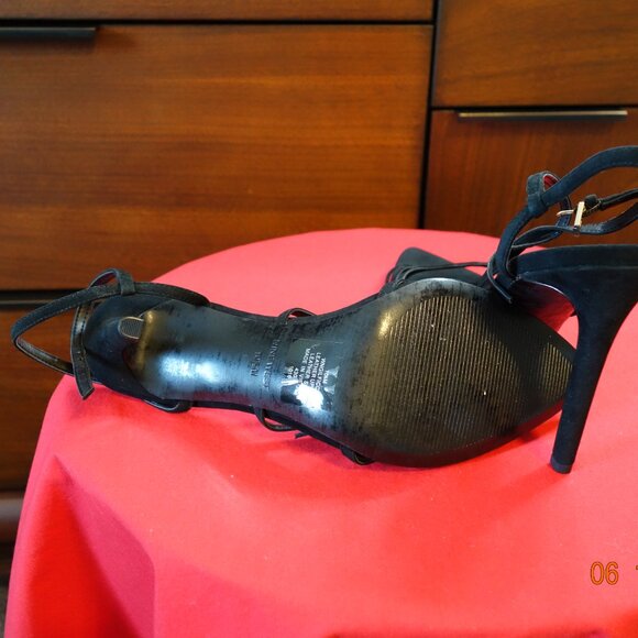Nine West Black Strappy Sandals - Picture 3 of 5